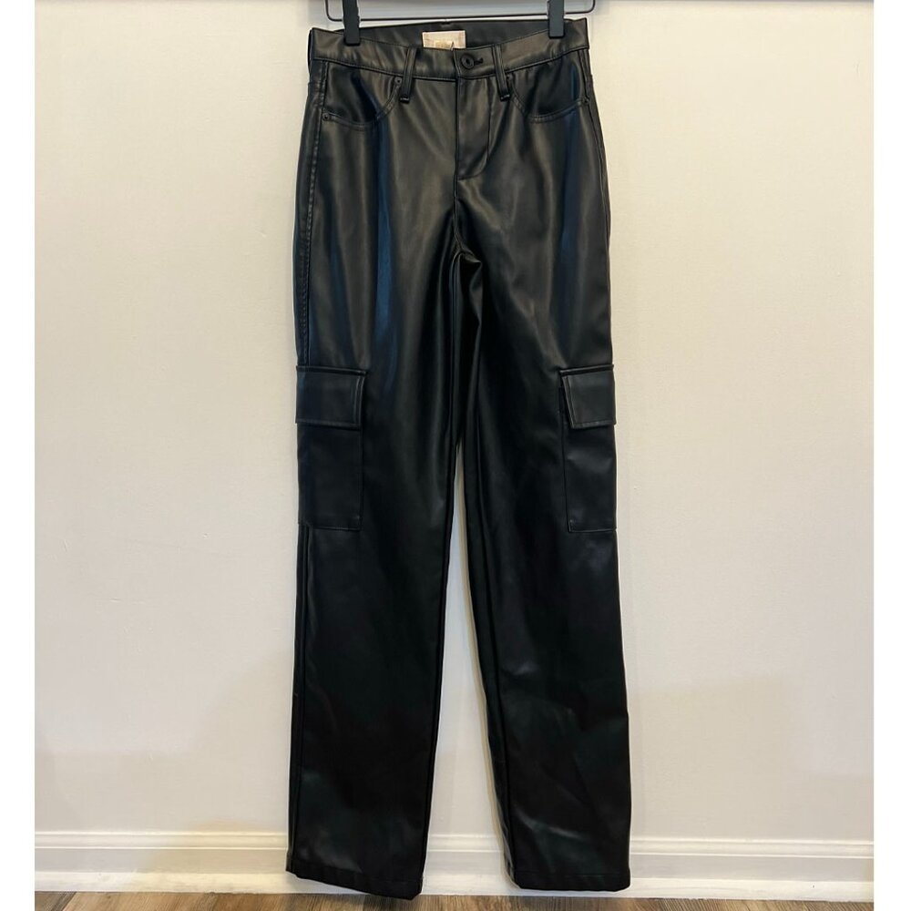 Alter'd State, Faux Leather Cargo Pants - Size 25 (2)